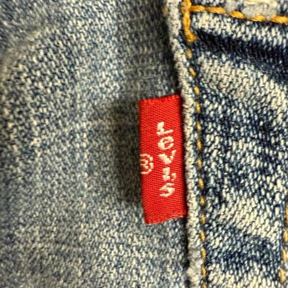 Vtg Y2K Levis 515 Boot Cut 2002 34x27 Light Wash Midrise Western Cowboy - Picture 4 of 12